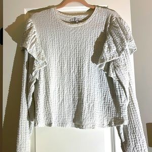 Francesca's Ruffel Top